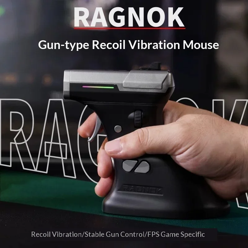 Ragnok 3 Gun ErgoStrike 7 Next-Gen Gaming Mouse for Shooting Games Recoil Feature Included for Enhanced FPS