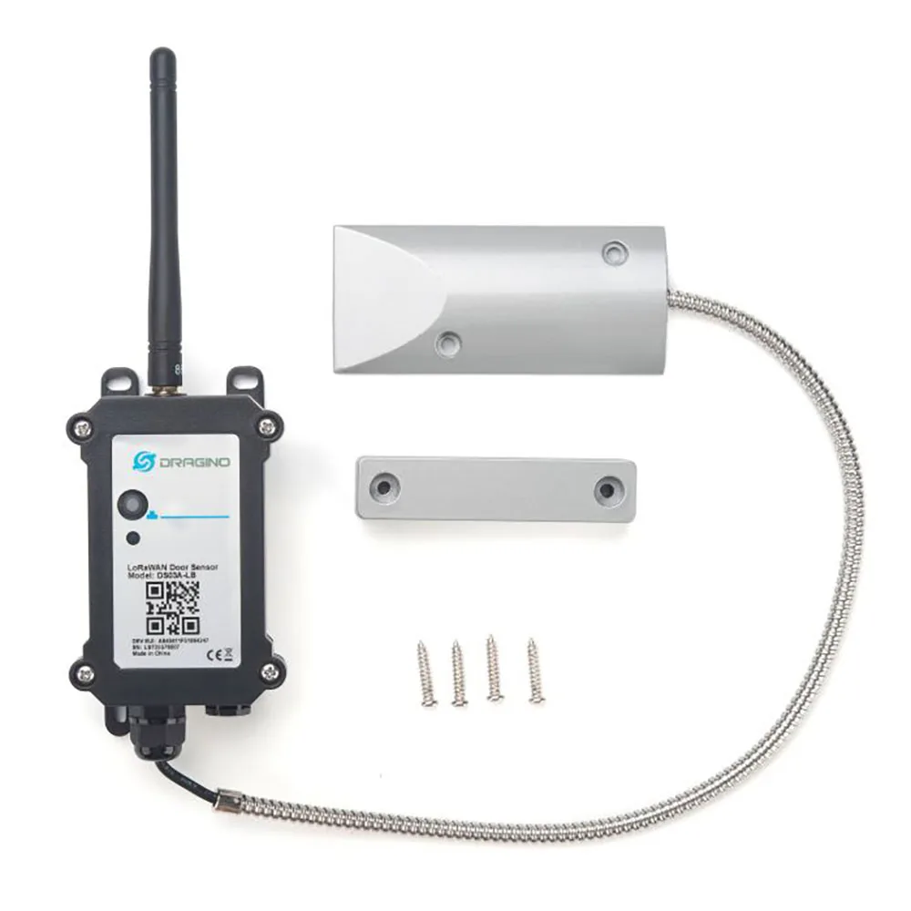 

Dragino DS03A-LB DS03A-LS LoRaWAN Open/Close Door Sensor support BLE configure and wireless OTA update,Open Alarm Feature,