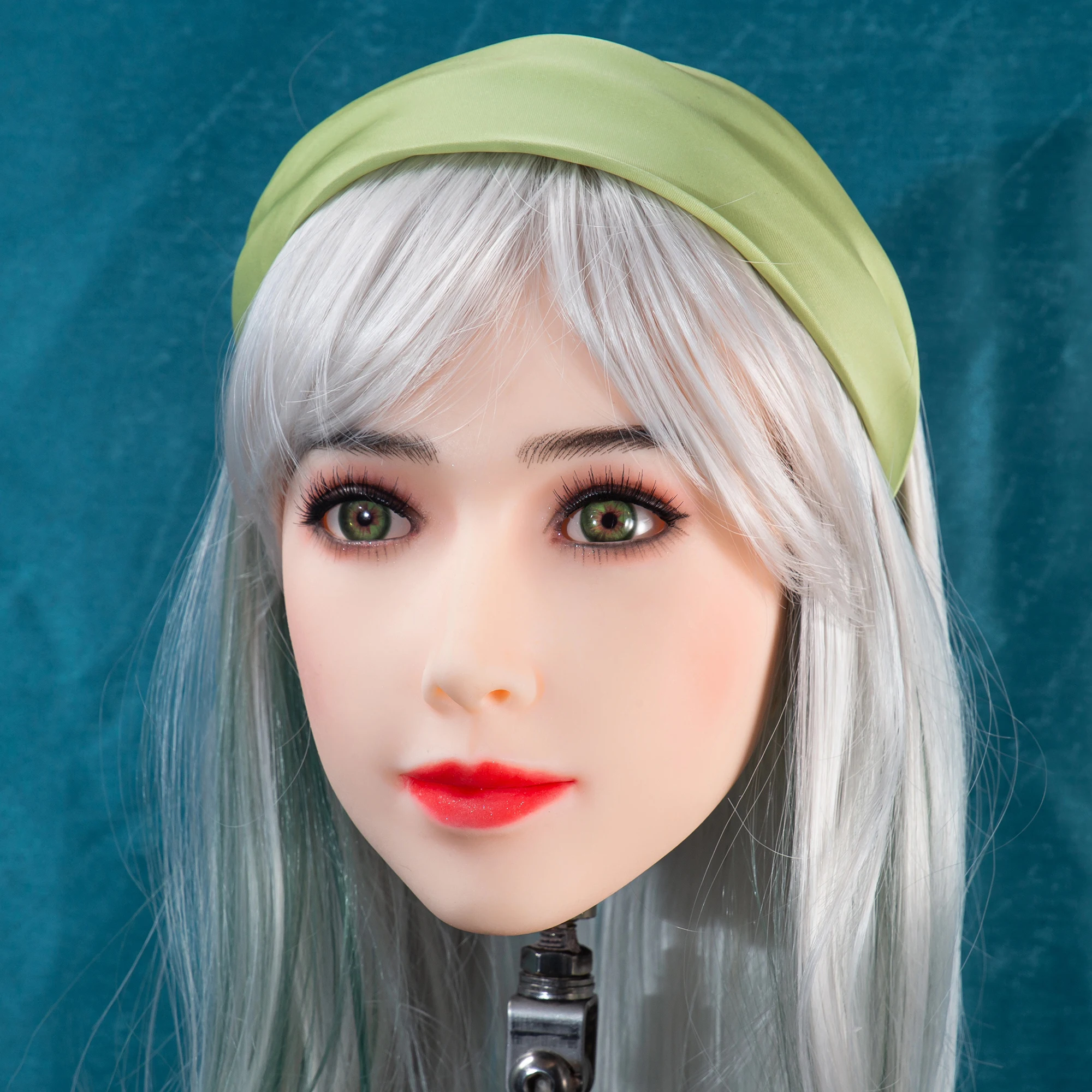 

Универсальная модель головы, дисплей аксессуаров + прическа своими руками, дисплей модели, случайный парик, без аксессуаров