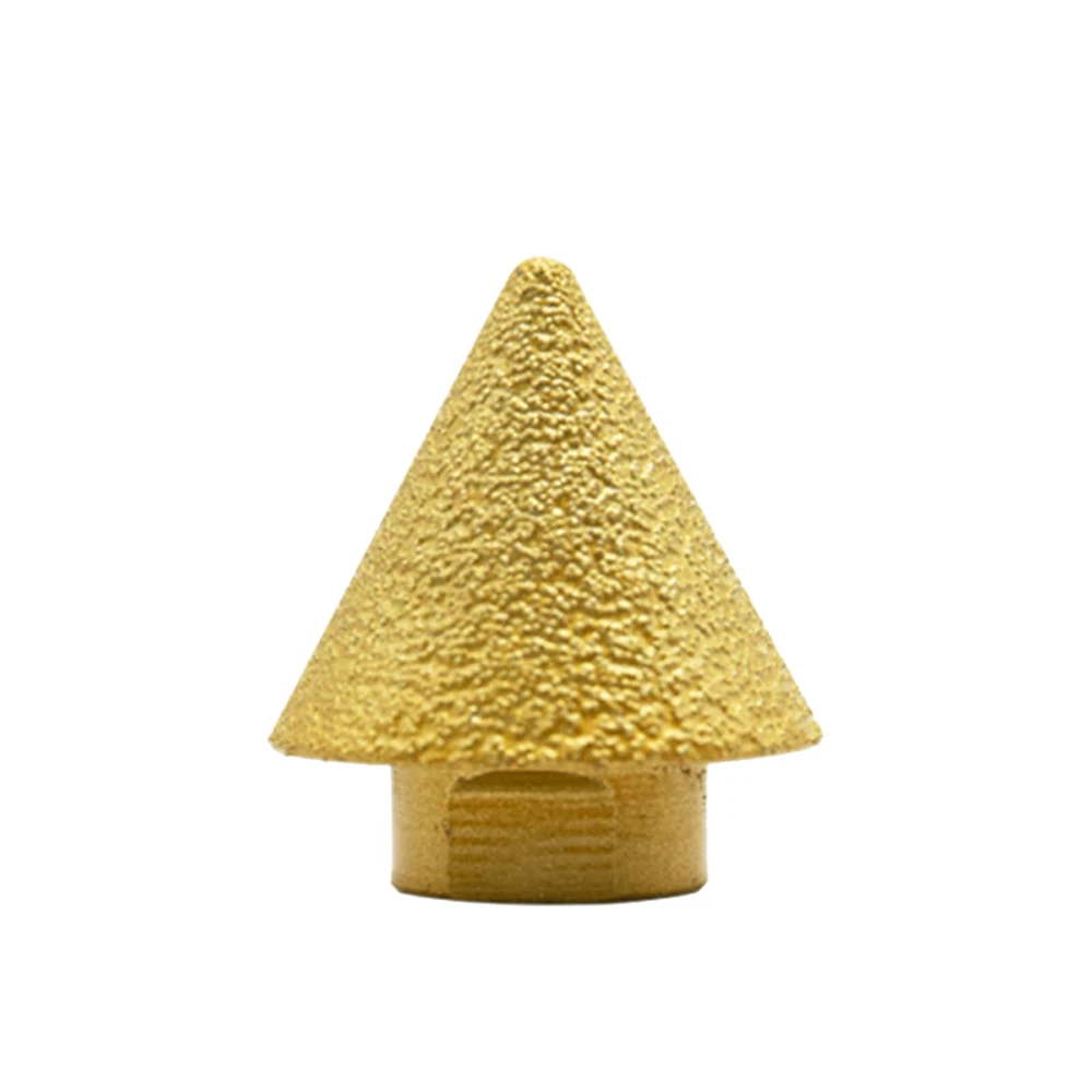 

Diamond Grit Chamfer Brazed Chamfering Tool Round-bevel Milling Bit Tile Marble Granite Hole Drilling Enlarging Beveling Stone P