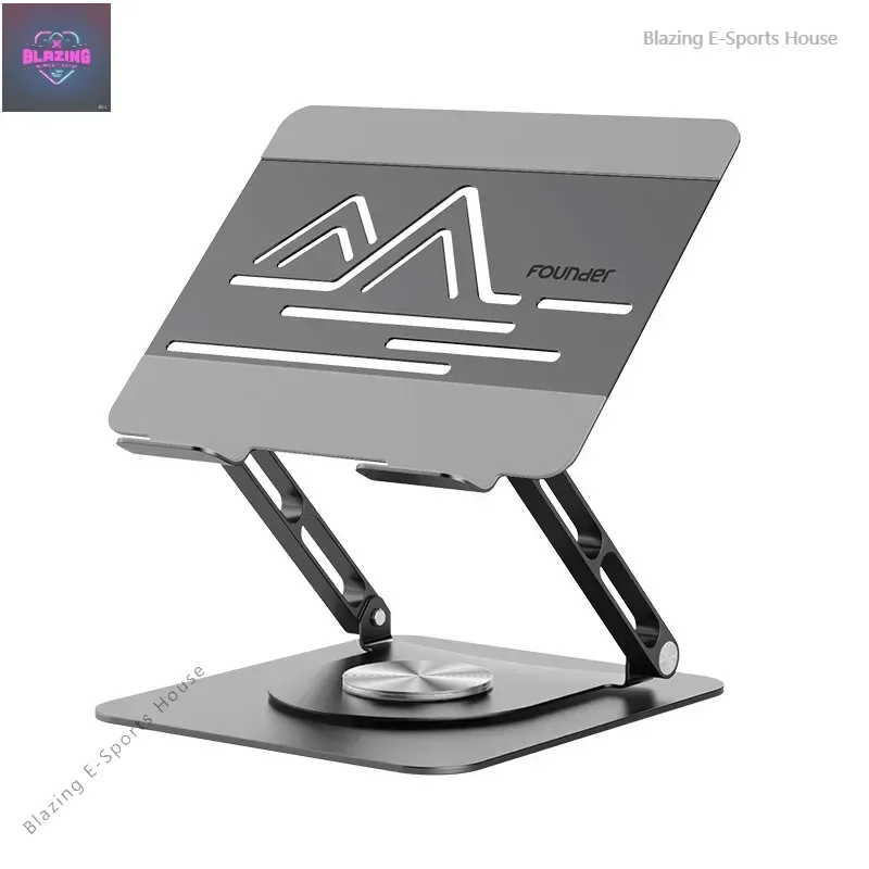 Customized laptop stand Rotating vertical heat dissipation Desktop office Height increase Lifting folding Portable