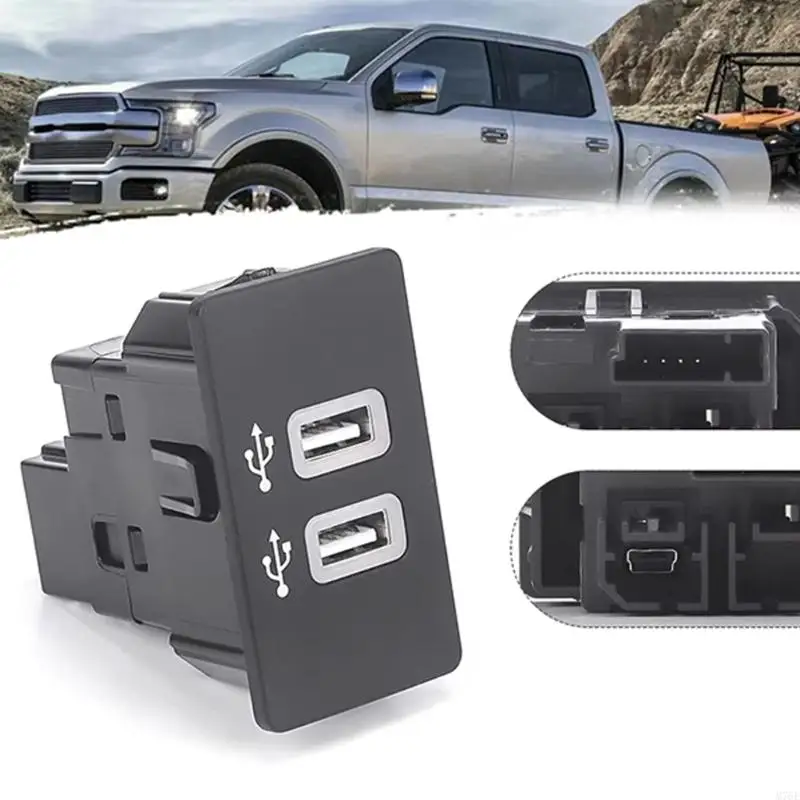 M76E 2 USB-Armaturenbrett-Anschlusseinsatz HC3Z-19A387-F für den Ladezugang für Telefone Auto – Detail 9
