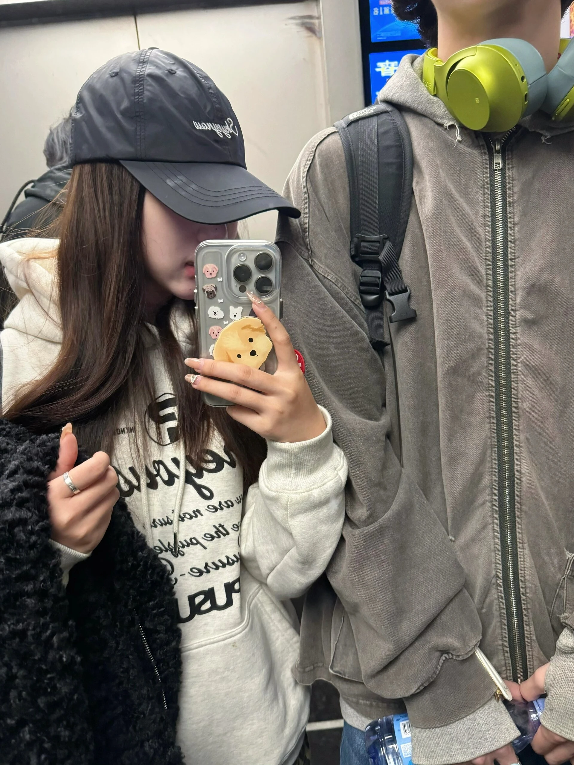 

Sakura American Cool Girl Autumn Winter Retro Slogan Print Hoodie Loose Casual Fleece Women's Sweatshirt Street Style Long Sl...