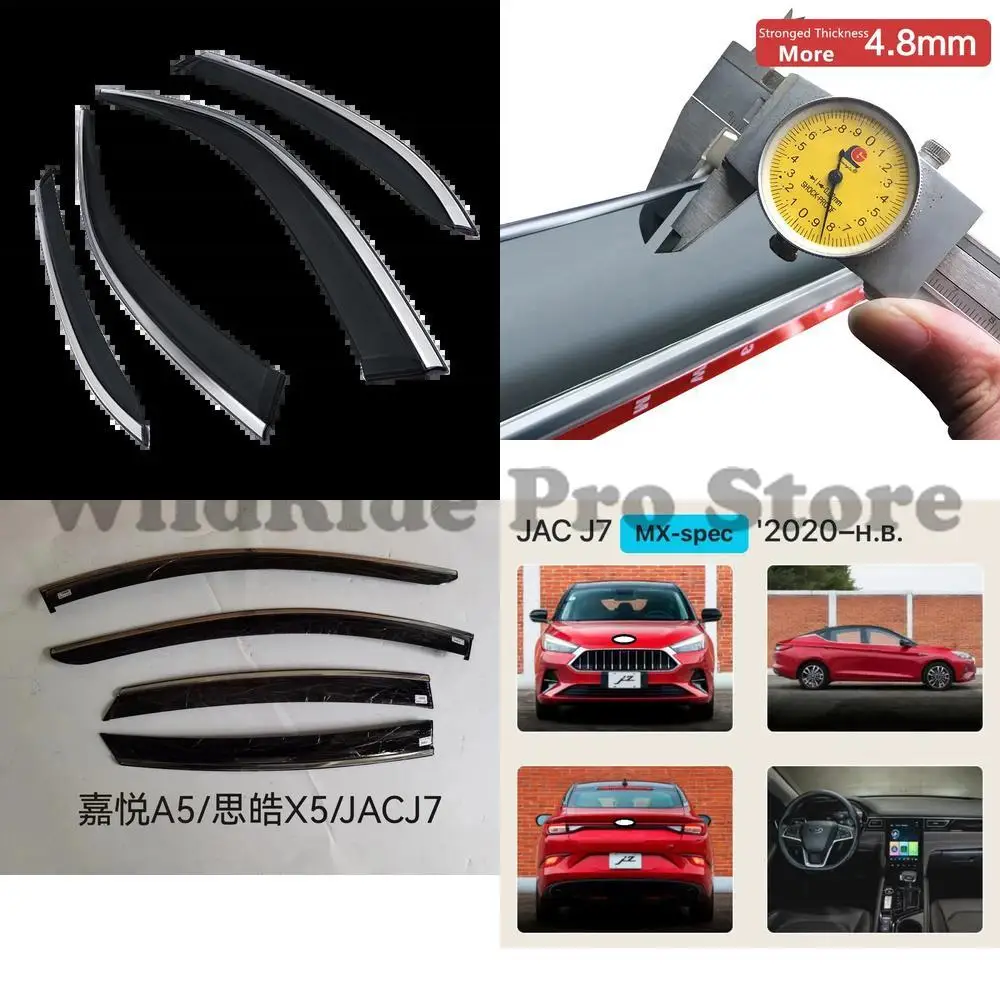 

1 set Jianghuai J7 IC5 Sehol A5 Jia Yue 2020-2022 windshield rain guard window vent visor sunshade automotive accessories