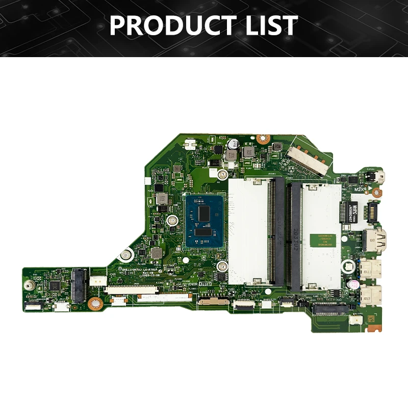 Imagem -06 - Placa-mãe Portátil para Acer Aspire A11532 A315-35 N20c5 Gh5jj Gh7jj La-k701p com N4500 N5100 N6000 Cpu 100 Testado