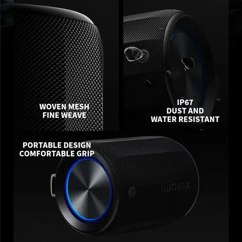 Xiaomi Bluetooth Speaker Mini ASM01A Bluetooth 5.3 RGB Light IP67 360°Omnidirectional Stereo Outdoor Portable Sound