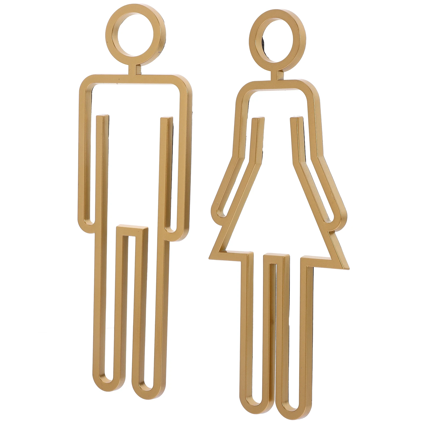 Restroom Signs Toilet Identification Plate Bathroom Poster Washroom Sign ABS Material Long Lasting Easy Installation Men