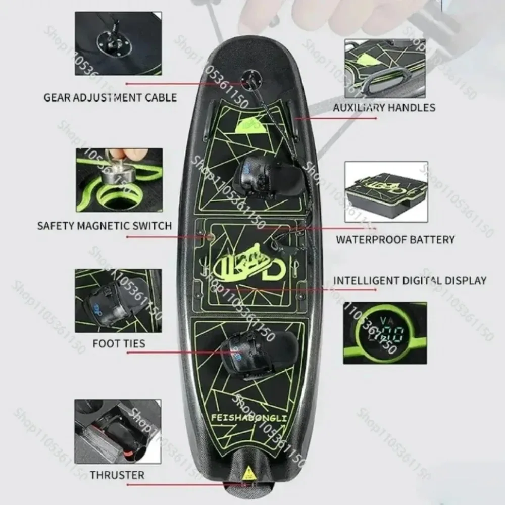 50KM/H Fast Speed Electric Jet Board Jet Surfboard Adult Water Sports Carbon Fiber Electric Surfboard
