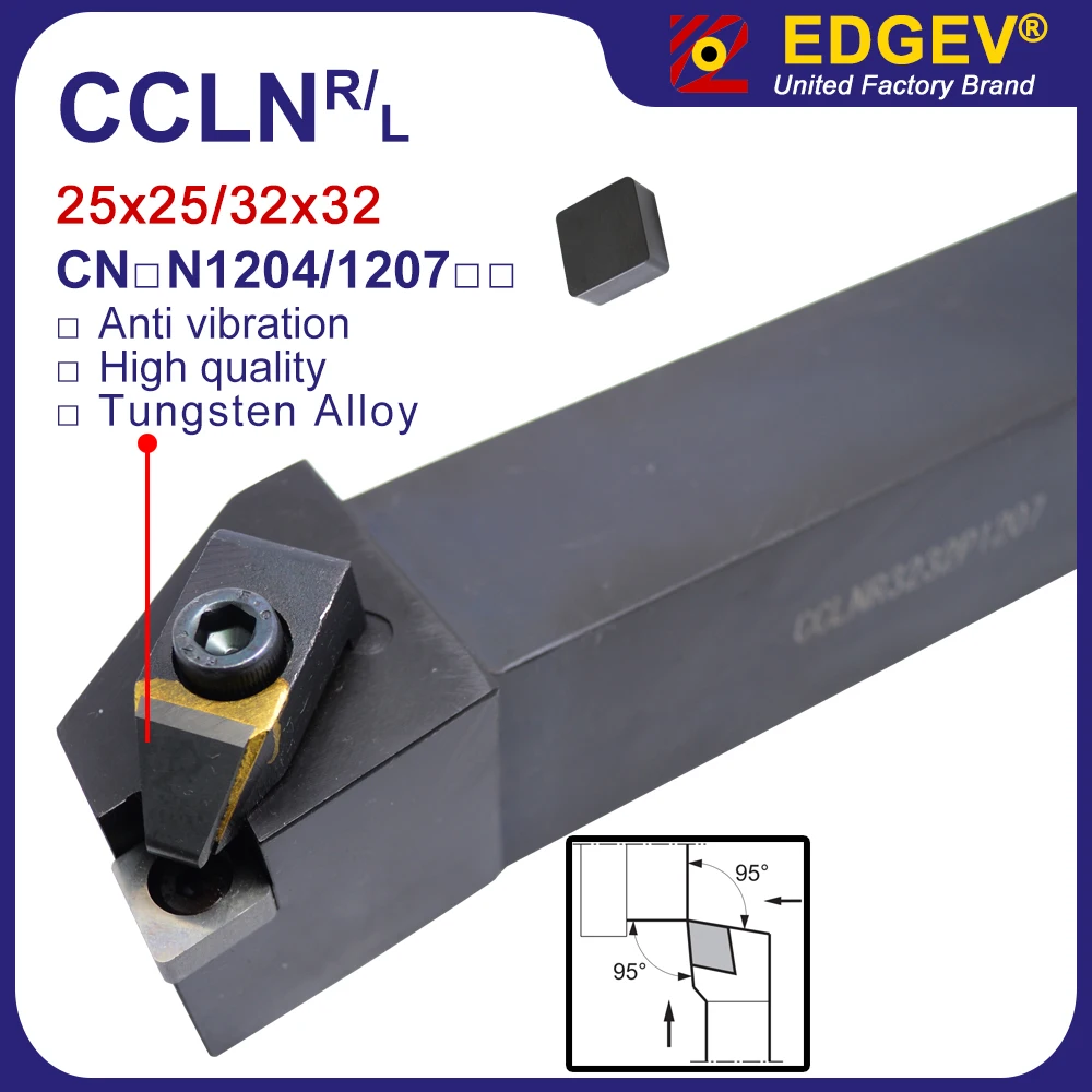 

CCLNR2525 CCLNR3232 CCLNR CCLNL Lathe Turning Tool For PCBN CBN Insert CNMN120412 CNGN120412 CNGN120716 CNGN CNMN Tool Holder