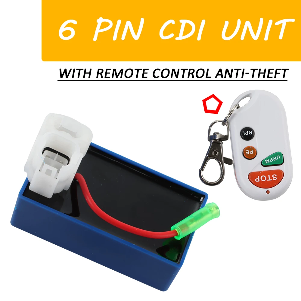 6-polige Motorrad-CDI-Box-Zünd fernbedienung Diebstahls icherung cdi zünden für gy dm yaben 50 xr250r cs xlr gy6 gy 6 crf230f