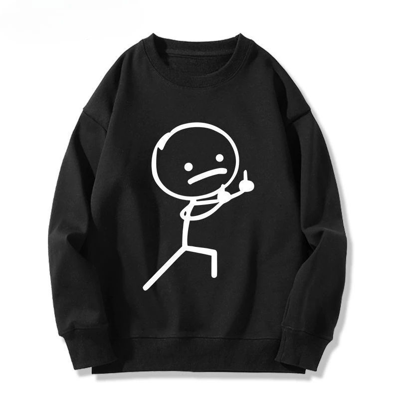 Sweat-shirt à col rond unisexe, imprimé humoristique créatif, Premium, minimaliste, luxe, marque de sport de plein air, Style de rue essentiel