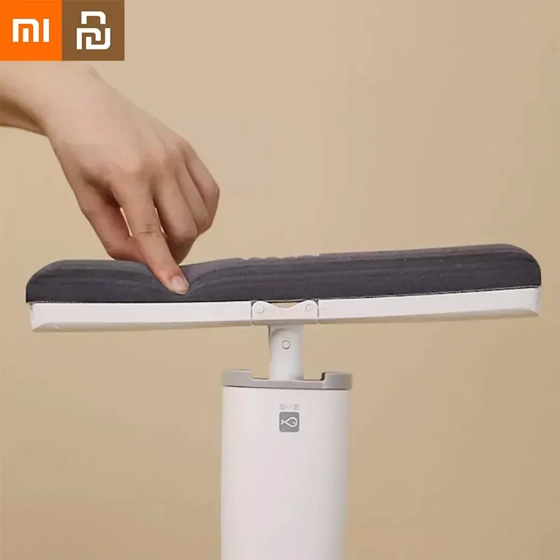 Xiaomi-youpin絞りモップ、スポンジヘッド、吸水性、スタンド、家庭用、床、無料、手洗い、接着剤、綿洗浄ツール