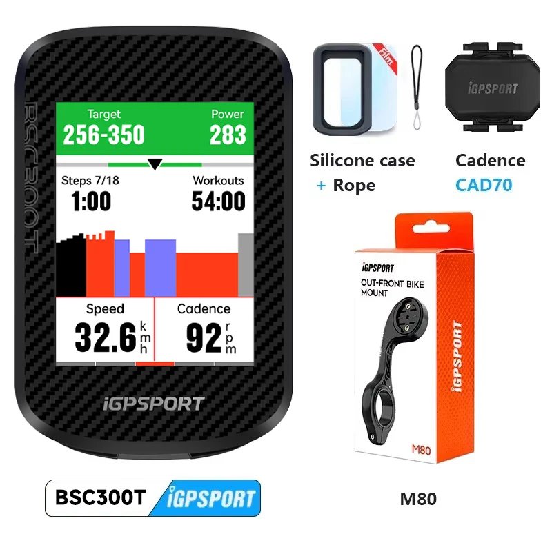 iGPSPORT BSC300T タッチスクリーンバイクコンピューター GPSナビ