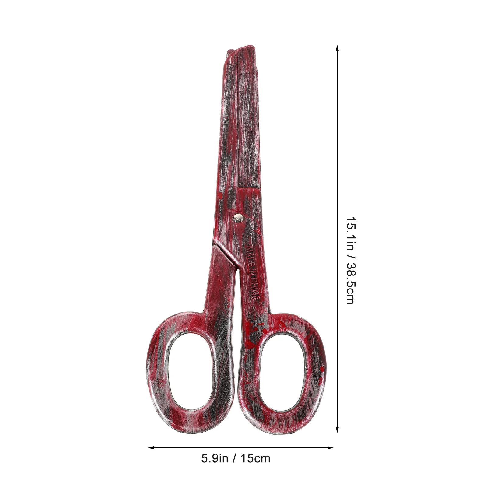 대형 플라스틱 광대 가위 소품 사실적인 디자인 생생한 색상 연극 공연 의상 파티 메이크업 이벤트