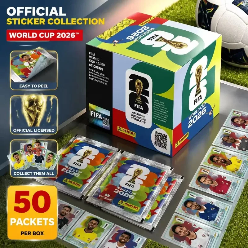 In Stock Panini 2026 FIFA World Cup Sticker Pack Panini Soccer Card Panini Cards Soccer Memorabilia Collection Football Cards view 4