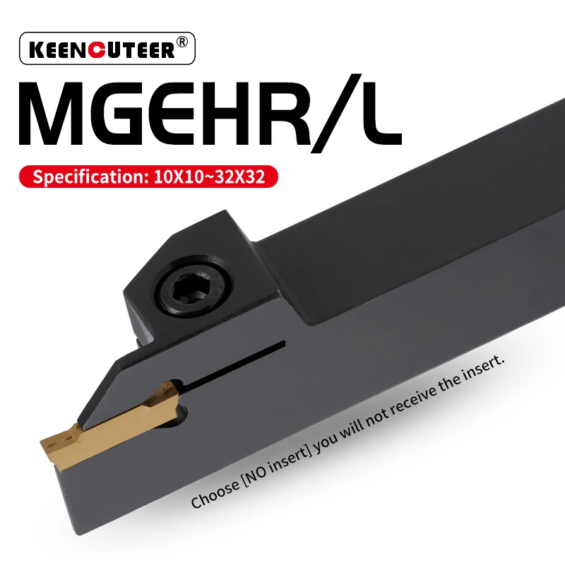 MGEHR1010 MGEHR/L1212 MGEHR1616 MGEHR2020 MGEHR2525 MGEHR3232 Portautensili per scanalatura esterna CNC Barra di alesatura Scanalatura Tornitura troppo