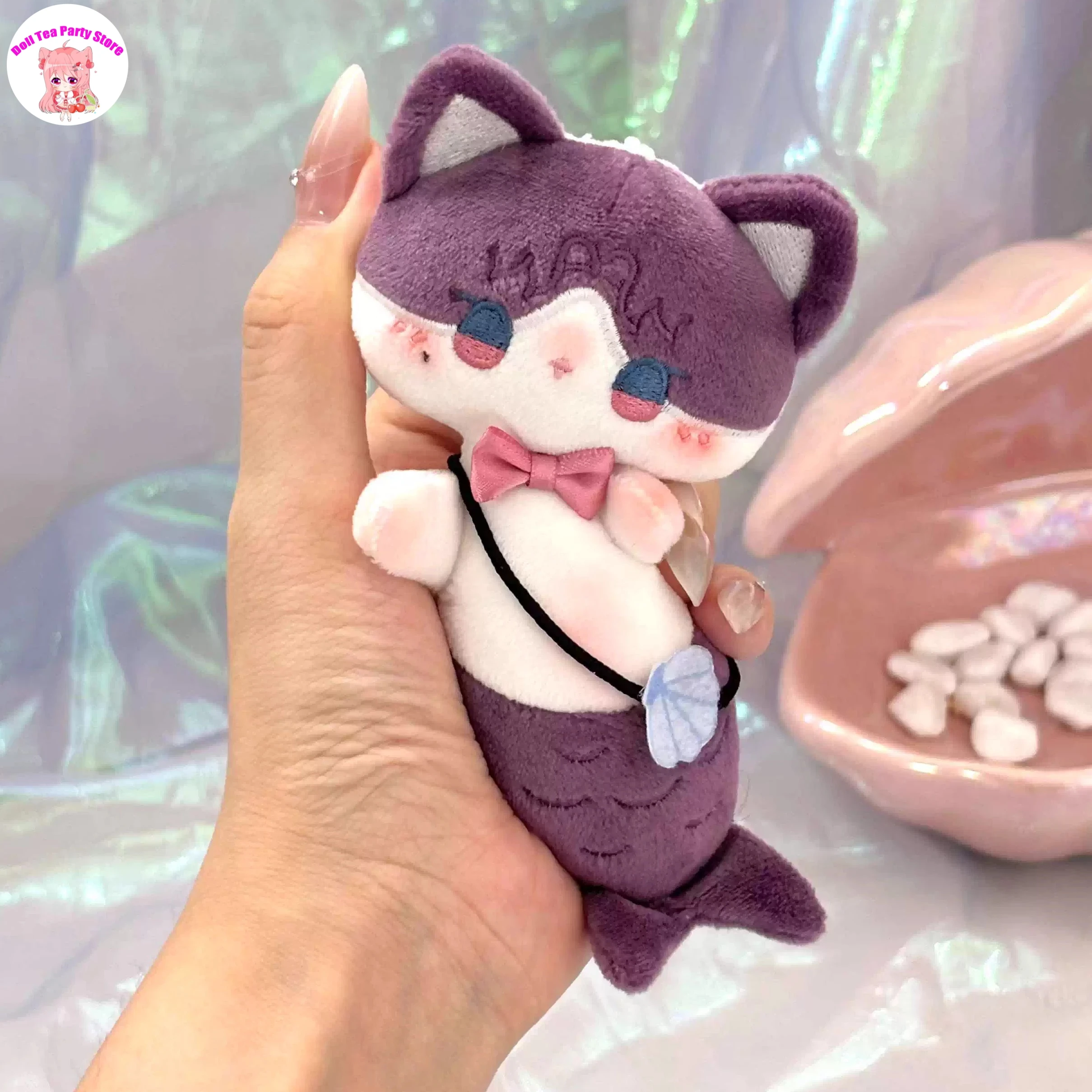 

Игра Love and Deepspace Rafayel, милый кот, плюшевая хлопковая кукла, косплей, талисман, мини-подвеска, брелок для ключей, сумки, украшения, аниме, рождественский подарок