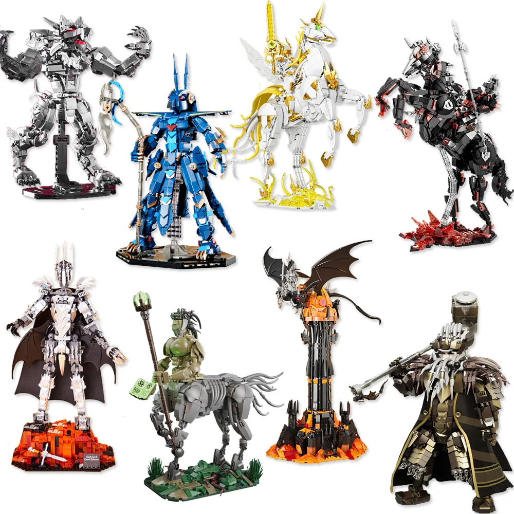 

DK Series Building Block Sauron Alien Model Assembled Hedwig Dwarf King Anubis Figure Bricks Collection Toy For Christmas Gift