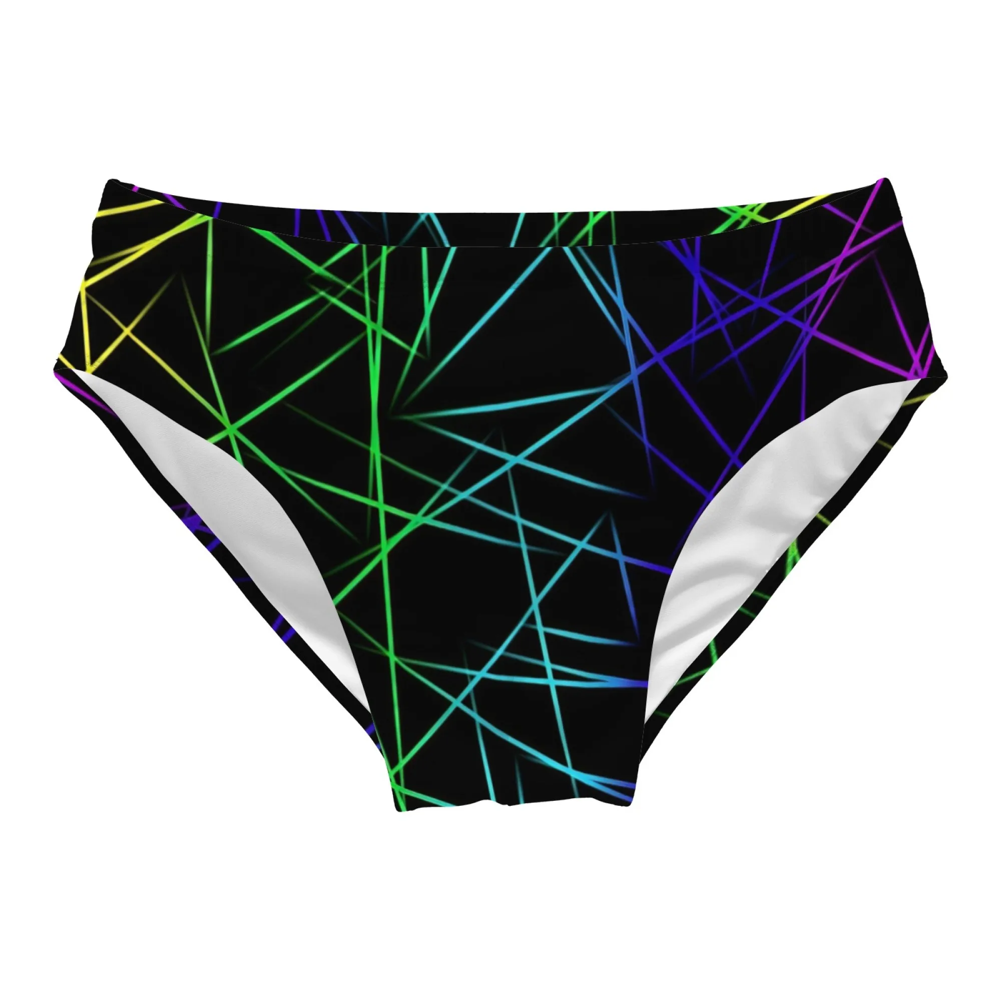 

Luminous Lines Fun Fashion Men's Swim Trunks Lightweight Breathable Non-slip Beach Surf Shorts Sexy Bikini Men's Briefs Swimwear