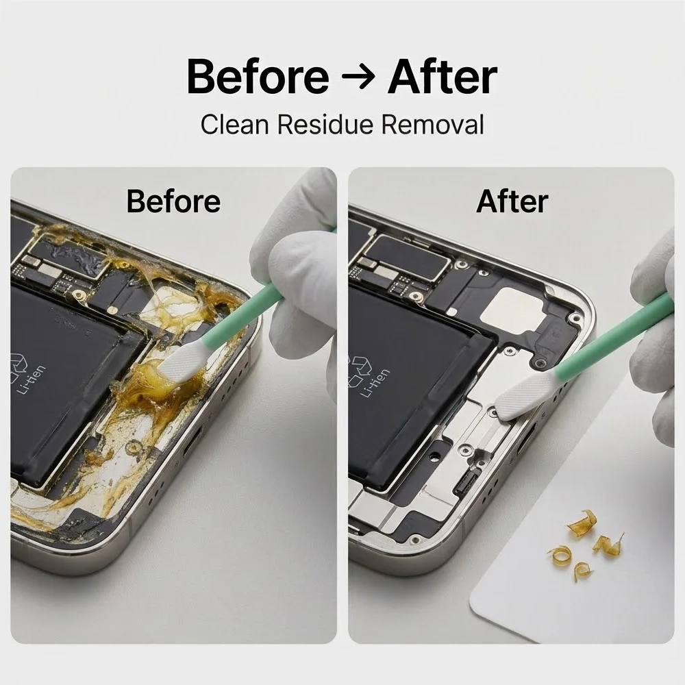 Professional Phone Screen Adhesive Remover Kit Fast Dissolves Glue Residue Low Odor Disassembly Tools for Cell Phone Repair Work
