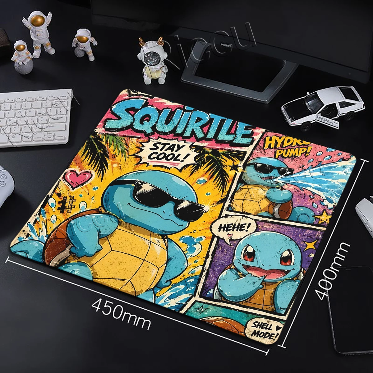 Mouse Pad Pokemon Pattern Comic Style Professional PC Laptop Keyboard Rubber Pads Small Size Anti-slip Carpet Graffiti Desk Mat