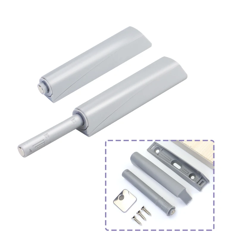 Push To Open Close Cabinet Door Damping Stop Buffer For Cabinet Door Closer Latch Catch Strong Magnet Kitchen Furniture Hardware