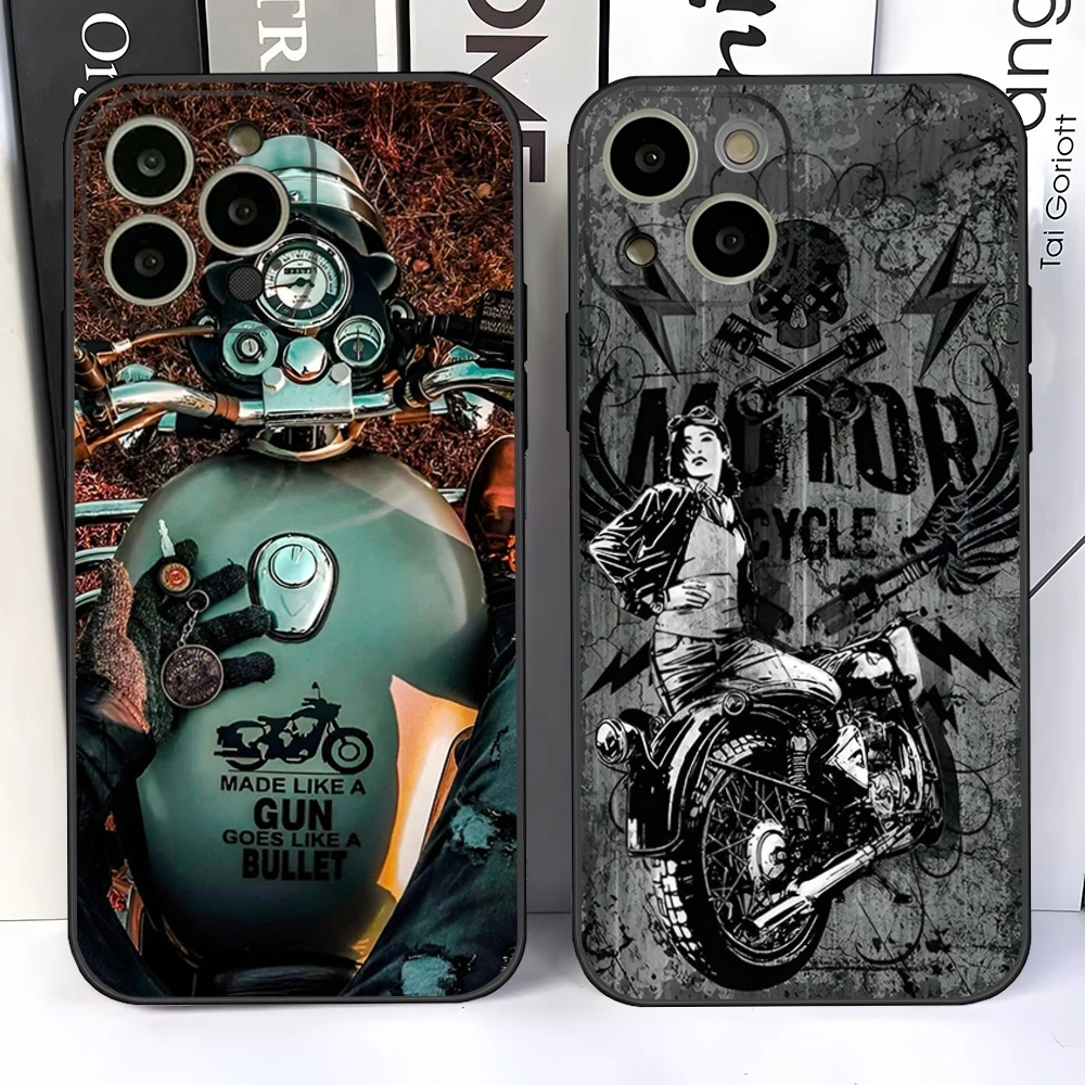 Royal Enfield Phone Case For 14 Pro Max For Iphone 16 15 13 14 12 Mini 11 Xr X Xs Pro Max 8 7 Plus Back Cover