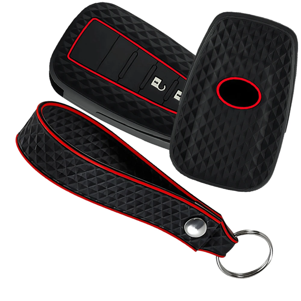 2 Pcs 2 Button Sili…