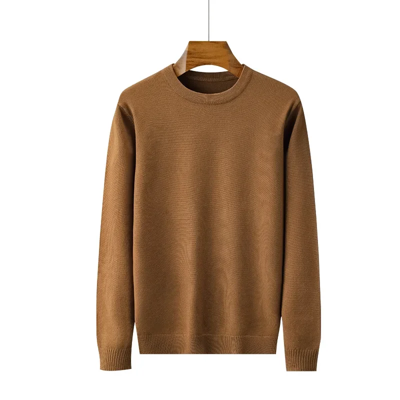 Men's Knitted Sweater, Round Neck, regular Version, Non-plush, Fashionable Pullover, Korean, Trendy