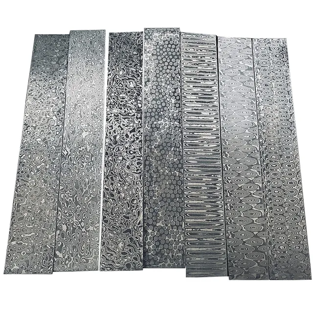 250x30x4 mm pasek DIY wzór tysiącwarstwowa stal VG10 stal damasceńska kuty surowiec nóż pusty 220x30X3MMM
