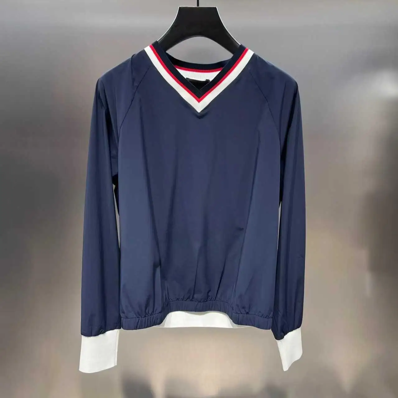 Women Golf V Neck Long Sleeve Windproof Jacket Quick Dry Casual Coat Youthful Versatile Ladies Golf Outerwear