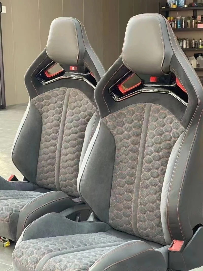 A3 A4 A5 A6 A7 A8 Q3 Q5 Q7 Bucket Seat for All  to RS Car Accessories Racing Sports Seats Custom Leather Design