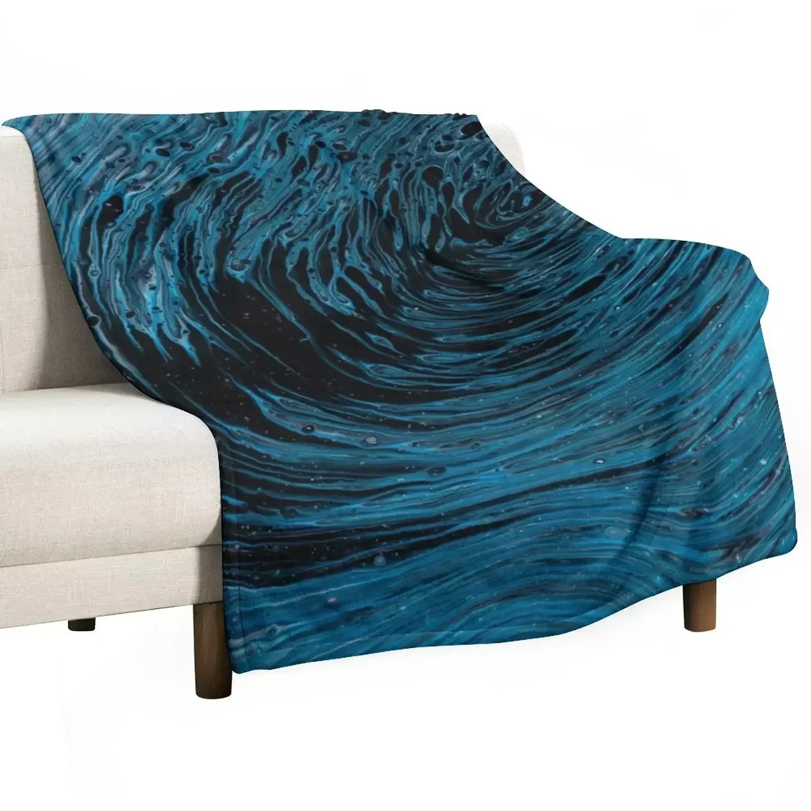 Ripple In Time Throw Blanket Thermals For Travel Nap Sleeping Bag Tourist Luxury St For Baby Blankets