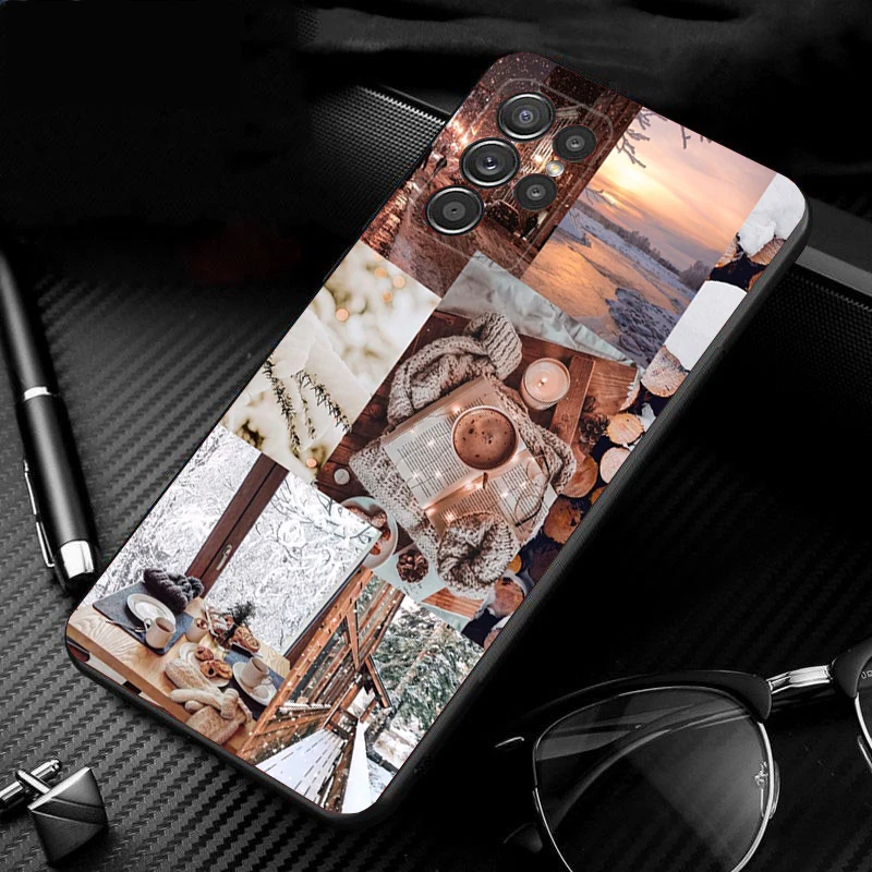

Phone Case For Samsung Galaxy S26 Plus Edge S25 S24 S23 S22 Ultra S23 S22 S25 Plus S24 FE Santa Christmas Tree