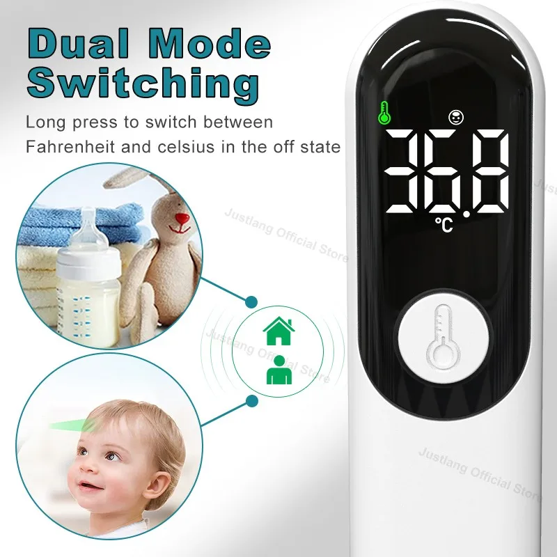 Rechargeable Digital Infrared LED Forehead Thermometer 5