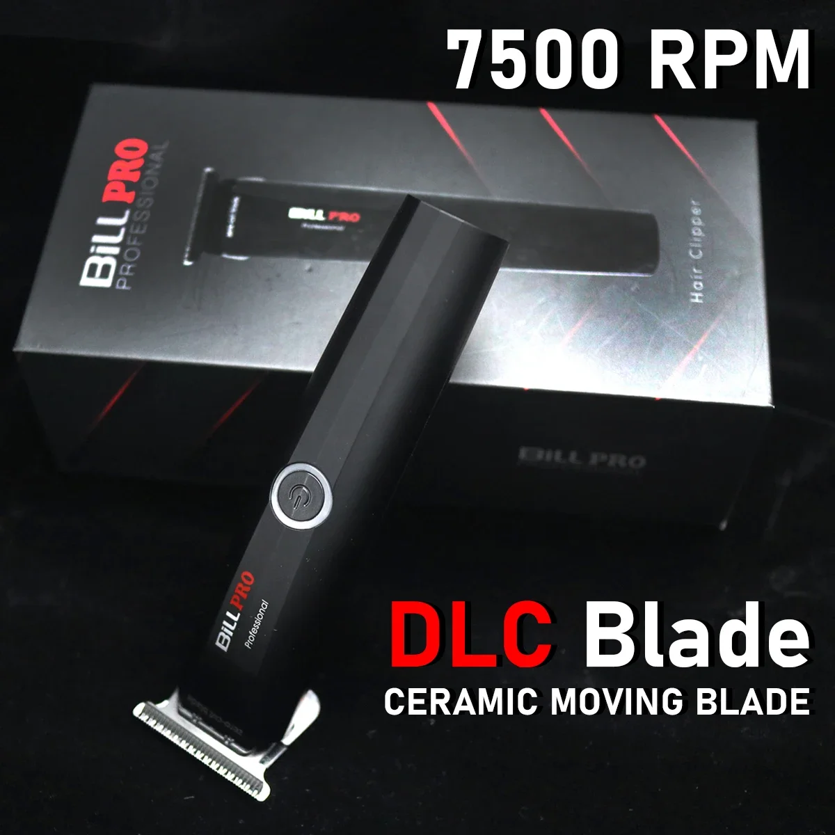 BILLPRO BL-931 Professional Men's Hair Trimmer DLC Zero-cut Blade Gradient Electric Hair Clipper Barbershop salon Tools