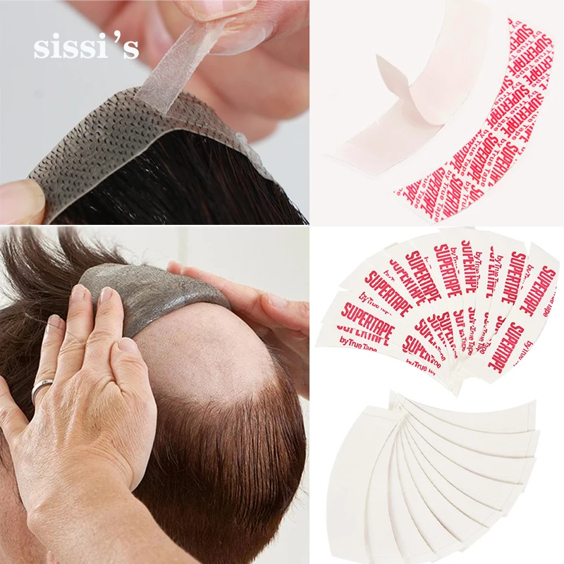 

Wholesale 36pcs Waterproof Supertape Hair Tape Double Side Adhesive Super Tape For Lace Wig Toupee Replacement