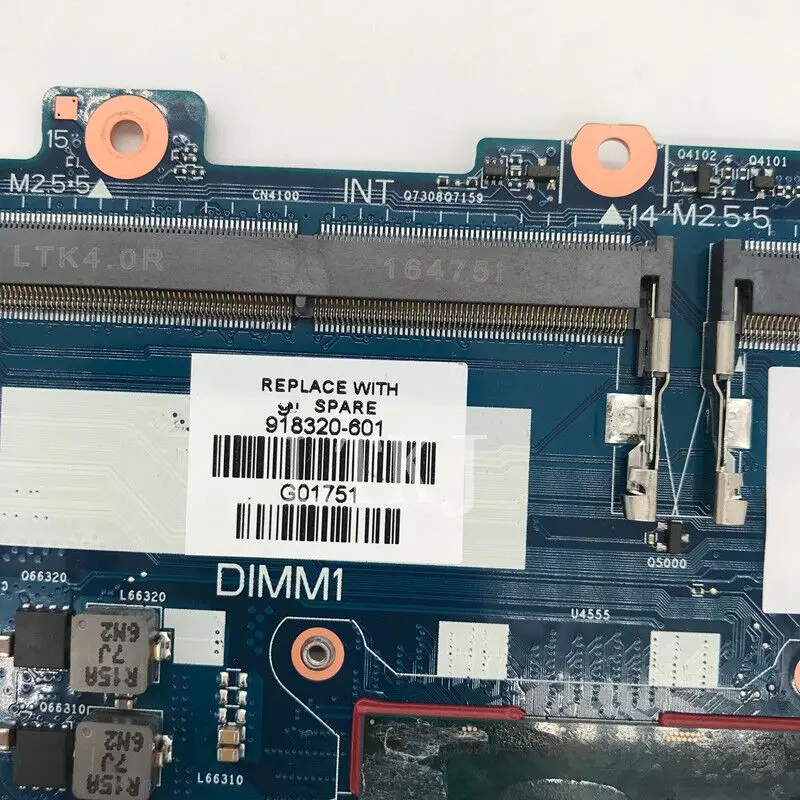 918320 -601 918320 -501 918320 -001 para la placa base del ordenador portátil HP 850 G3 840 G3 con CPU SR2F1 I7-6600U 6050A 2892401 -MB-A01 100% probado OK