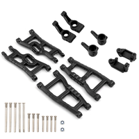 PHILE-Nylon Front And Rear Suspension Arm Steering Block Stub Axle Carrier For Traxxas Slash 2WD VXL RC Car Upgrade Parts