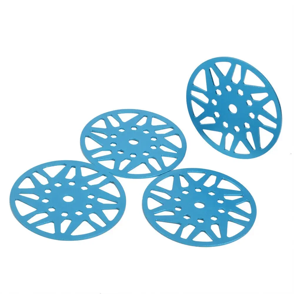 

RC 1/10 Aluminum Wheel Rim Cover Plate for Tamiya Clodbuster 4x4x4 Chassis Bullhead Buggy Chassis Parts