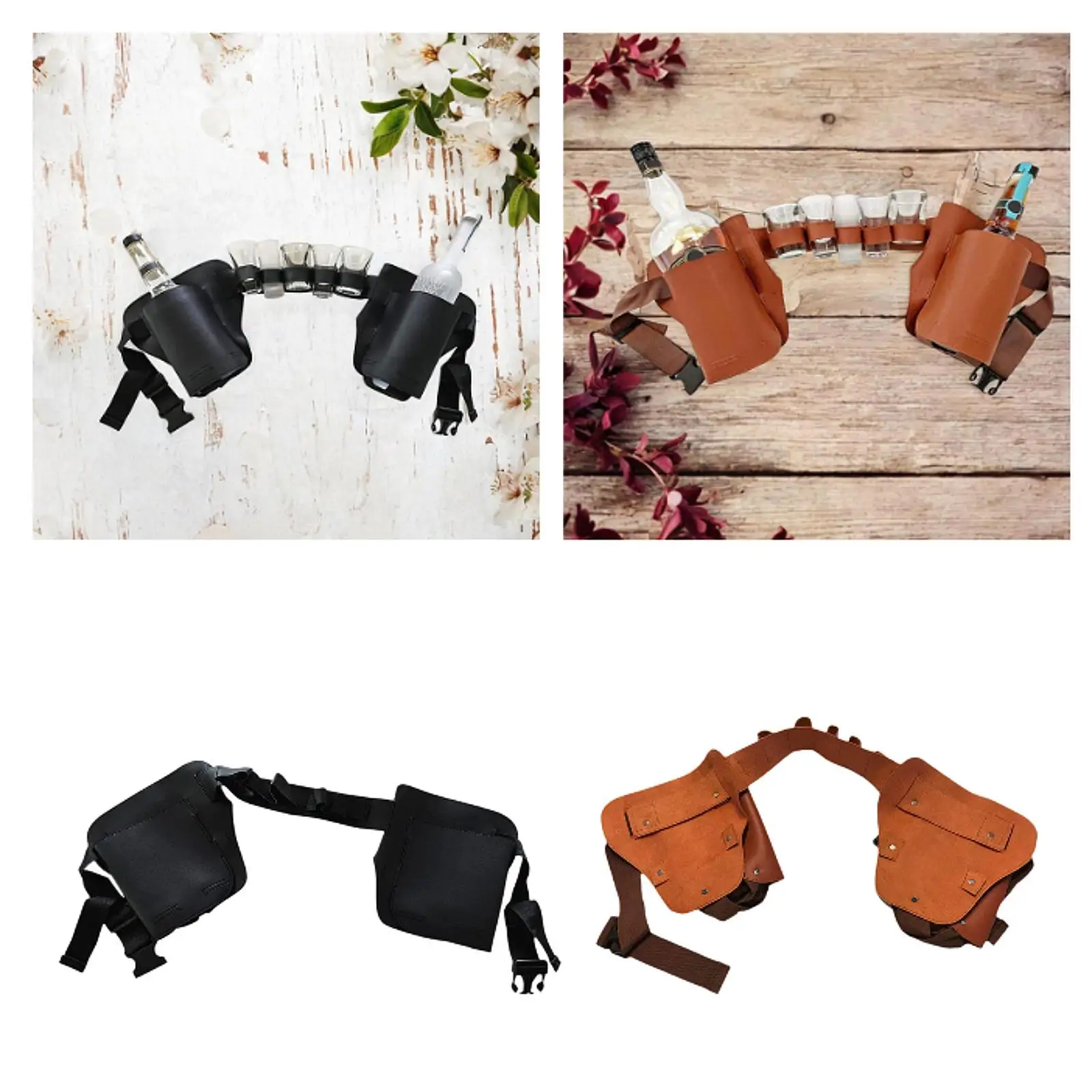 حامل حزام البيرة للرجال حزام حمل البيرة للحفلات المنزلية للرجال والنساء