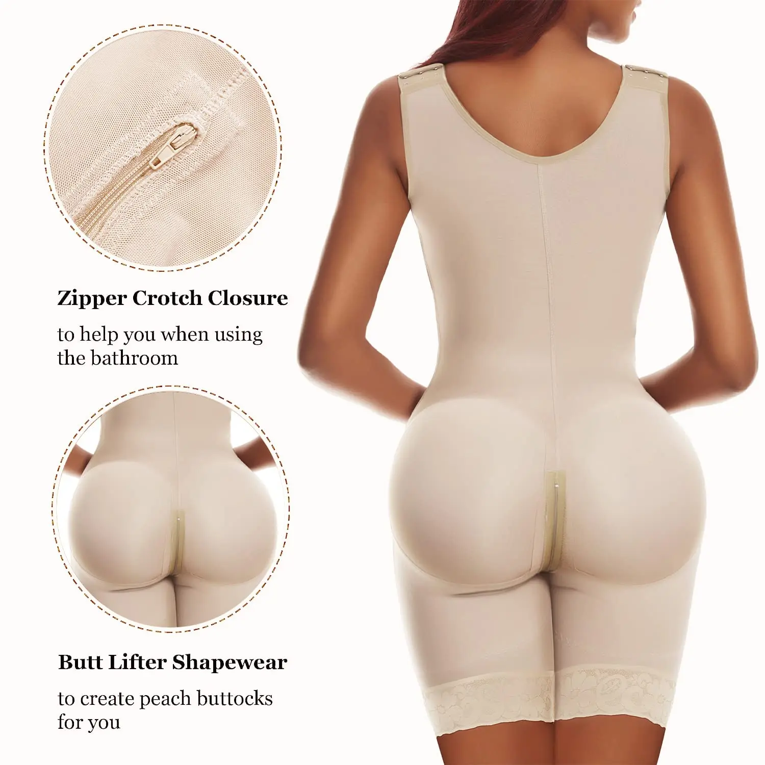 Abdomen Control Faja Bodysuit - Image 2