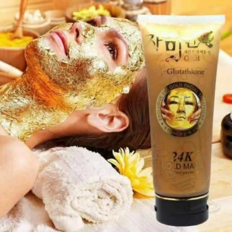 masque-creme-hydratant-et-raffermissant-a-la-feuille-d'or-24k-anti-age-ameliore-les-ridules-hydratation-profonde-220ml
