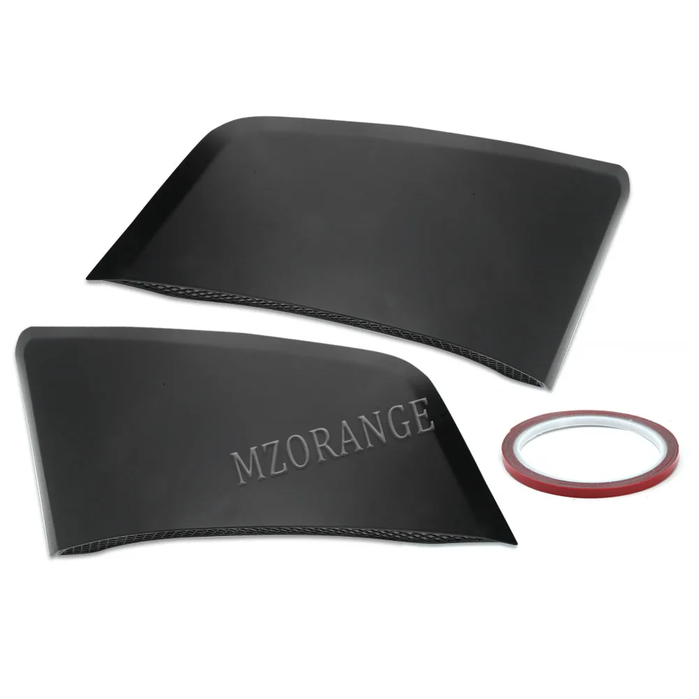 Rear Fender Panel Side Body Flare Scoops Frame Cover for Ford Mustang GT 2015 -2022 ABS Black Accessories Exterior Decoration