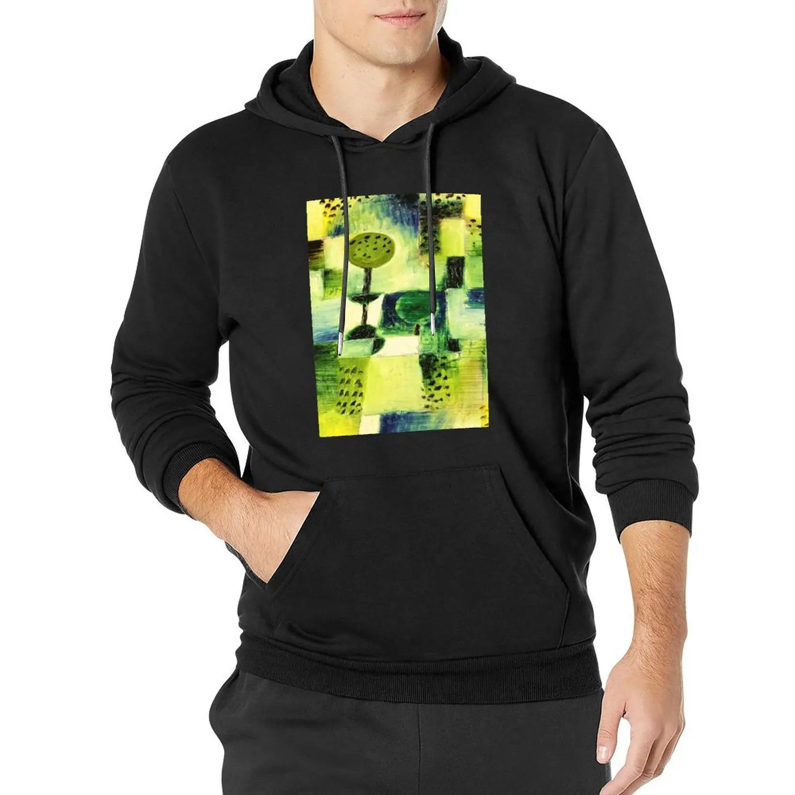 

Paul Klee Art T-Shirt Park in the rain 1920 Pullover Hoodie autumn new products mens designer clothes hoodie men