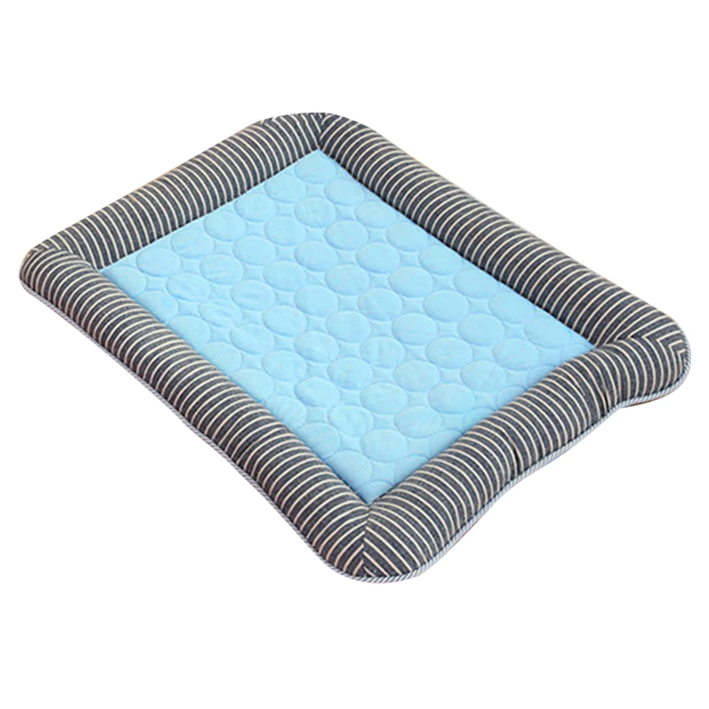 

1Pcs Pet Cooling Pad Summer Ice Silk Mat - Safe Healthy Self-Cooling for Dogs Cats - Indoor Outdoor Multi-Use Pet Supplies
