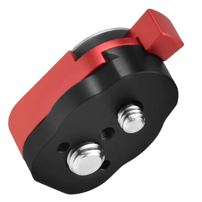Reliable-For Mini Live Monitor LCD Monitor Quick Release Plate 3/8 Screw M3 Positioning Pins Magic LED Light Camera Mounting