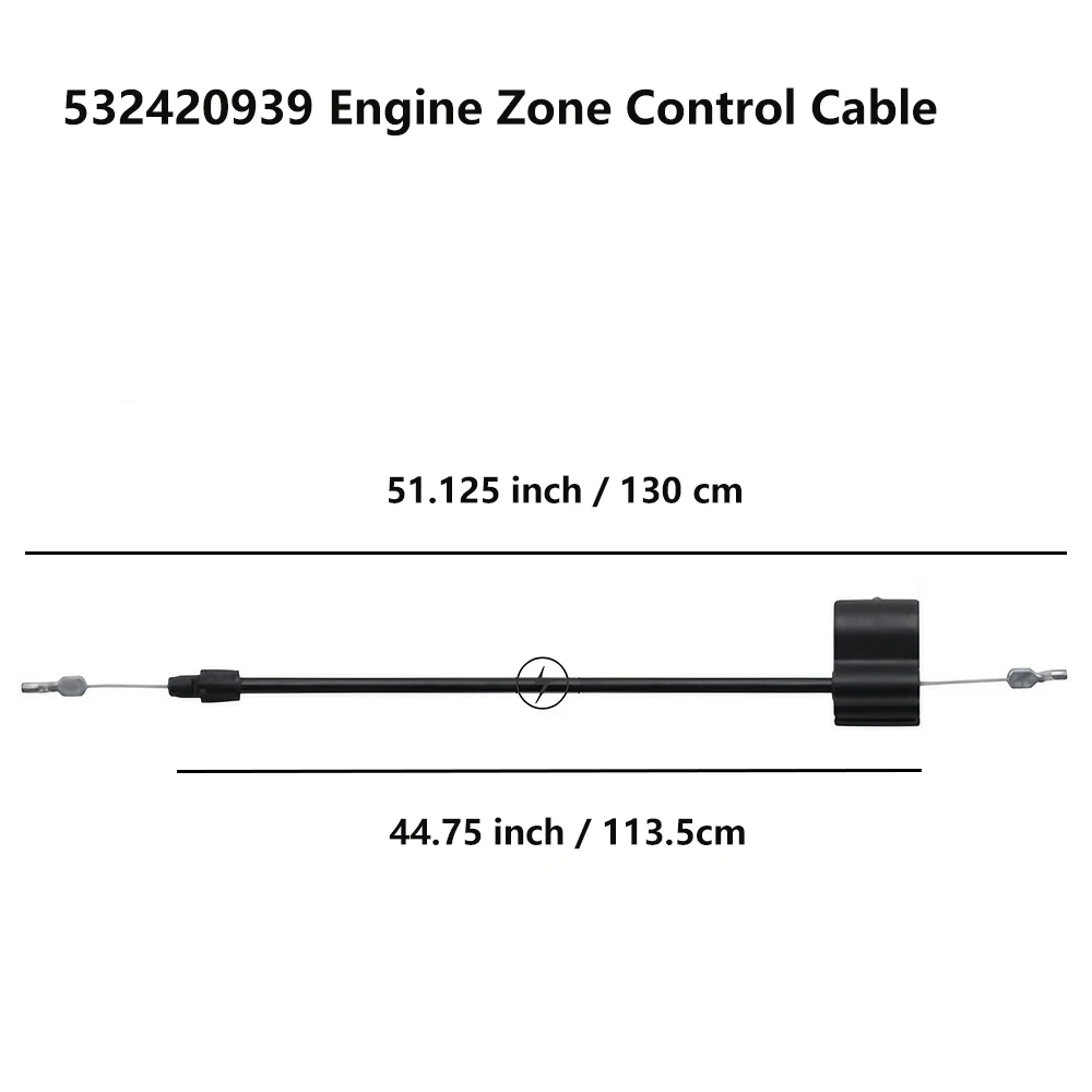 420939 Engine Zone Control Cable Fits Craftsman Hus-qvarna Poulan Lawn Mower AYP 532420939 290-719 583384201