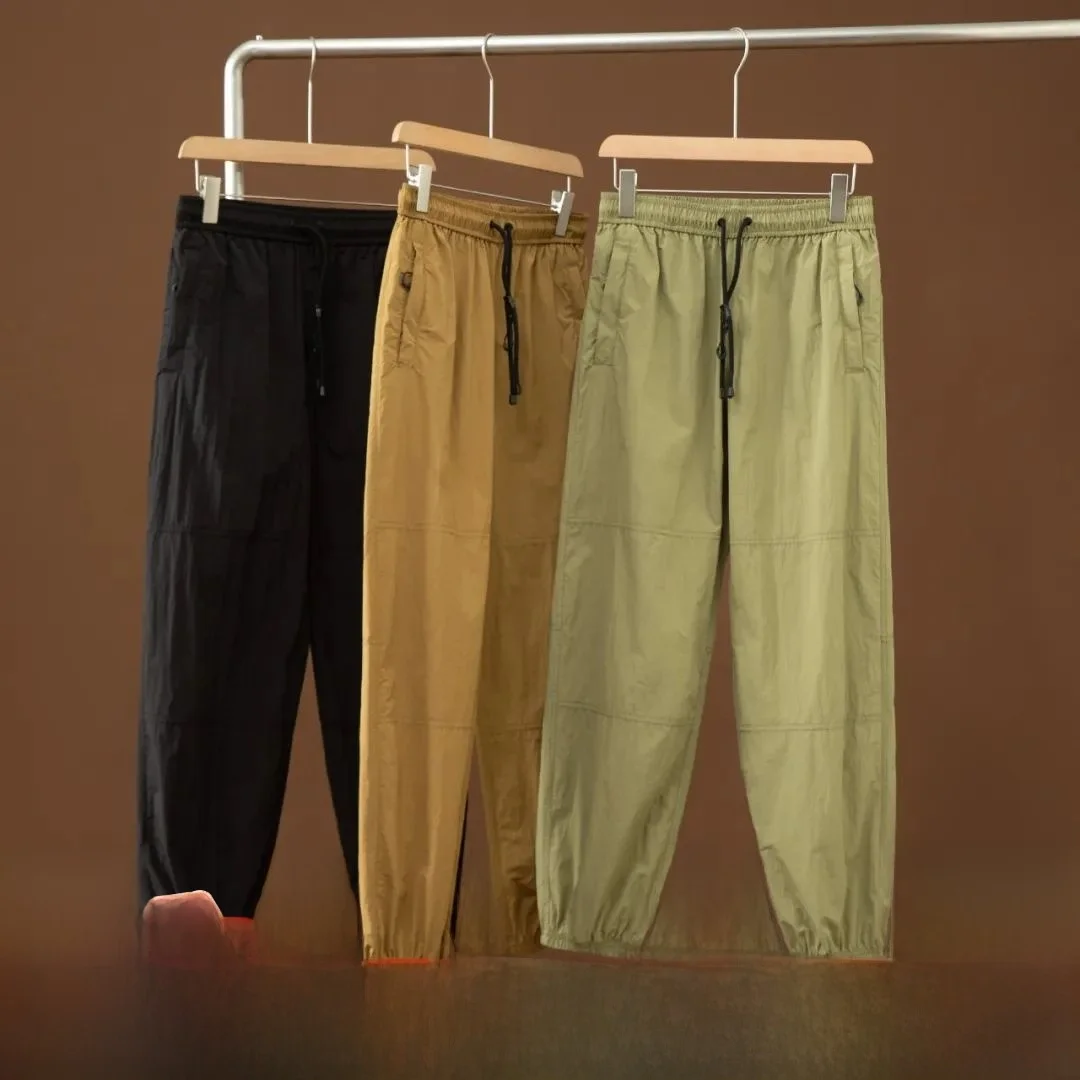 

Уличные мужские повседневные брюки из хлопчатобумажной имитации ткани, ветрозащитная водостойкая рабочая одежда, брюки, осенняя мода, прямые брюки