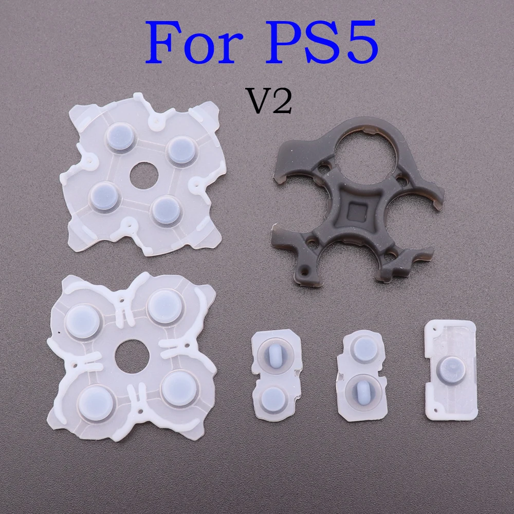 Original & OEM V 1 V2 For PS5 Conductive Rubber Gasket Replacement Part L R ABXY Button for ps5 Controller D-Pad